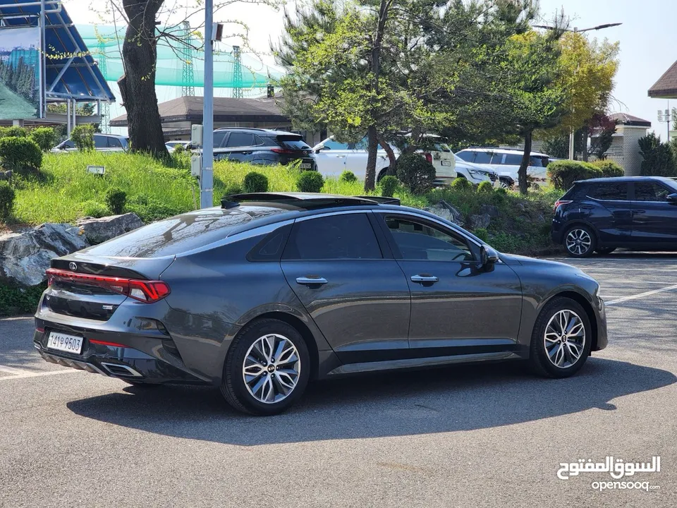 KIA K5 Hybrid 2021بانوراما فل  وارد كوري فحص كامل و لا ملاحظه كلين تايتل من دون حوادث