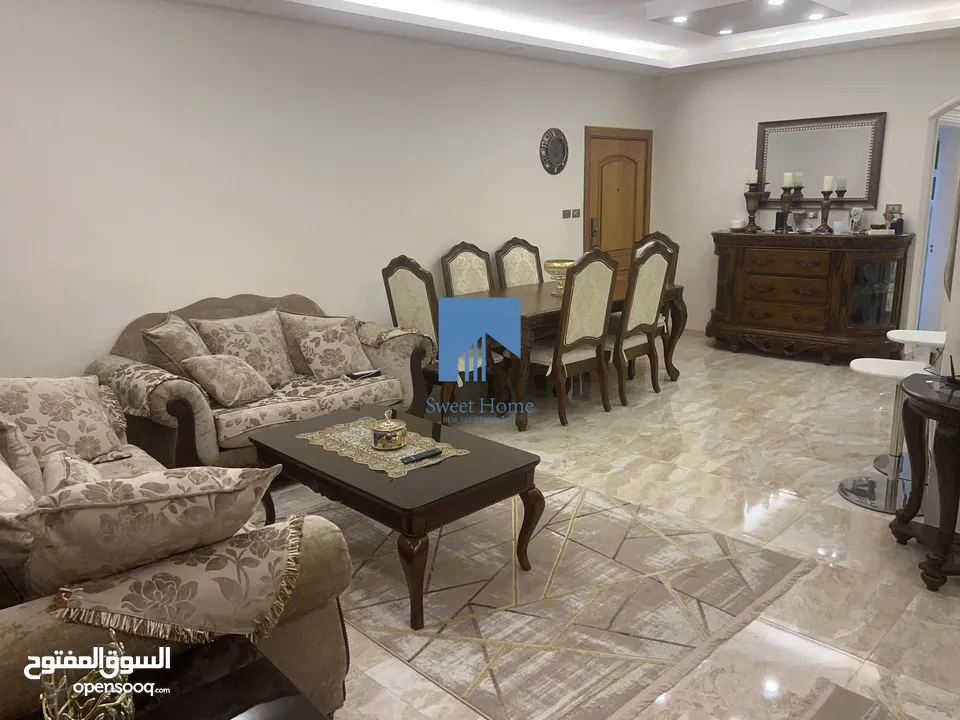 شقة أرضية فاخرة للبيع في خلدا  - قرب إشارة البنك العربي 140م مع ترس امامي 50م تشطيب سوبر ديلوكس
