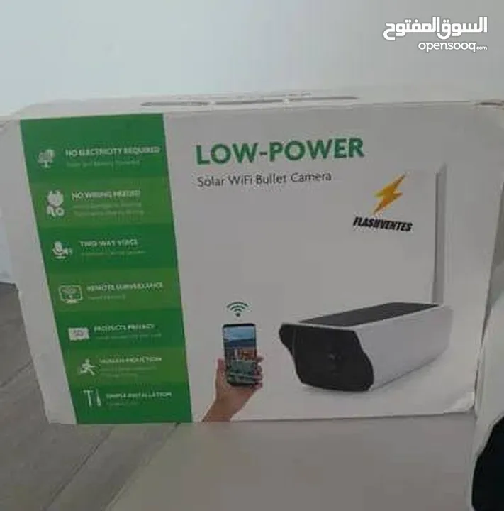 كاميرا مراقبة لاسلكية تعمل بالطاقة الشمسية منخفضة الطاقة