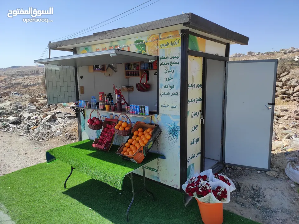 كشك للبيع مع الموقع ( عش غراب بيت ساحور)  فرصة للعمل الفوري الحق حالك.