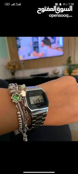 ساعة casio رقمية للجنسين للاستخدام اليومي