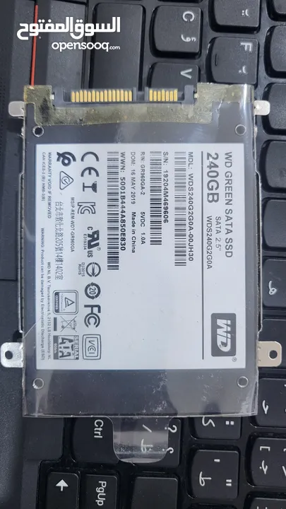 هارد ssd 256 giga مع وندوز 10 اصلي مفعل يتحدث 11