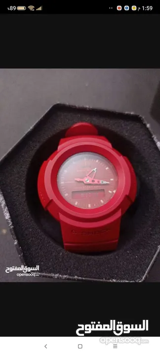 ساعة كاسيو جي شوك الأصلية مستعمله للبيع مع الضمان شبه جديدة