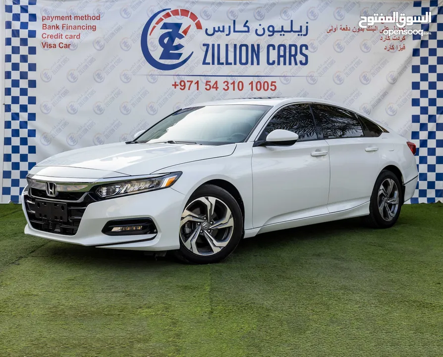 Honda- Accord EX - 2020 - Perfect Condition - 965 AED/MONTHLY - 1 YEAR WARRANTY + Unlimited KM*