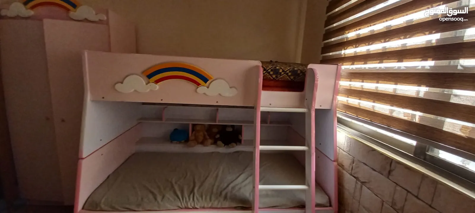 غرفة نوم اطفال طابقين للبيع