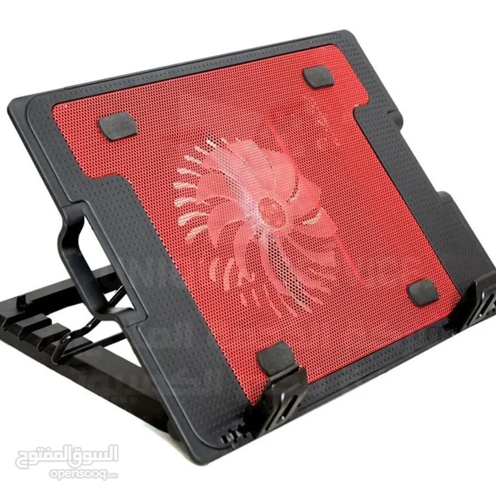 مروحة تبريد مناسبة للهواتف التاب و اللابتوب Cooling Pad 638 B Fits 9 to 17 Inch