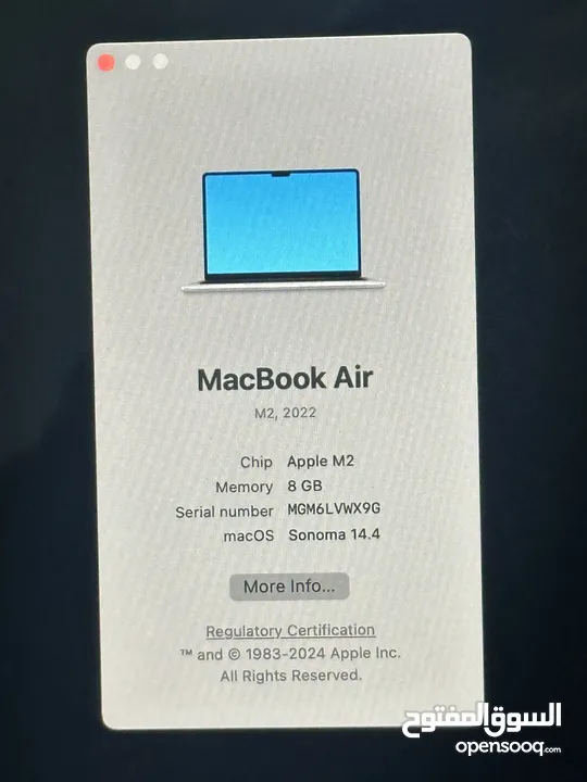 Macbook air M2 2022