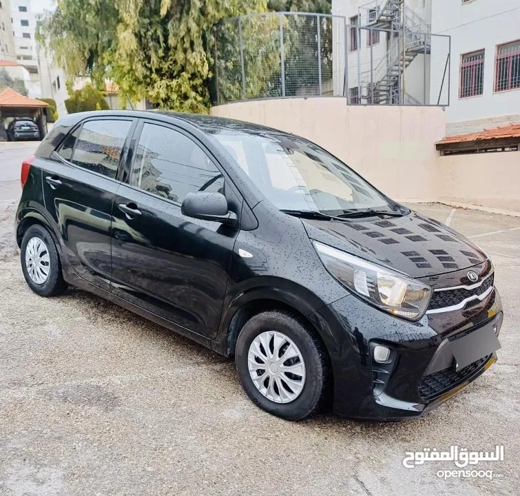ابتداءا من دفعه اولى 1200 تملك كيا بيكانتو مورننج موديل 2020 لون اسود فحص كامل للبيع كاش او اقساط