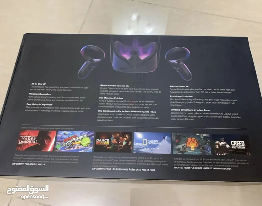 Oculus quest brand new unopened box for sale or swap with MacBook or iPhone