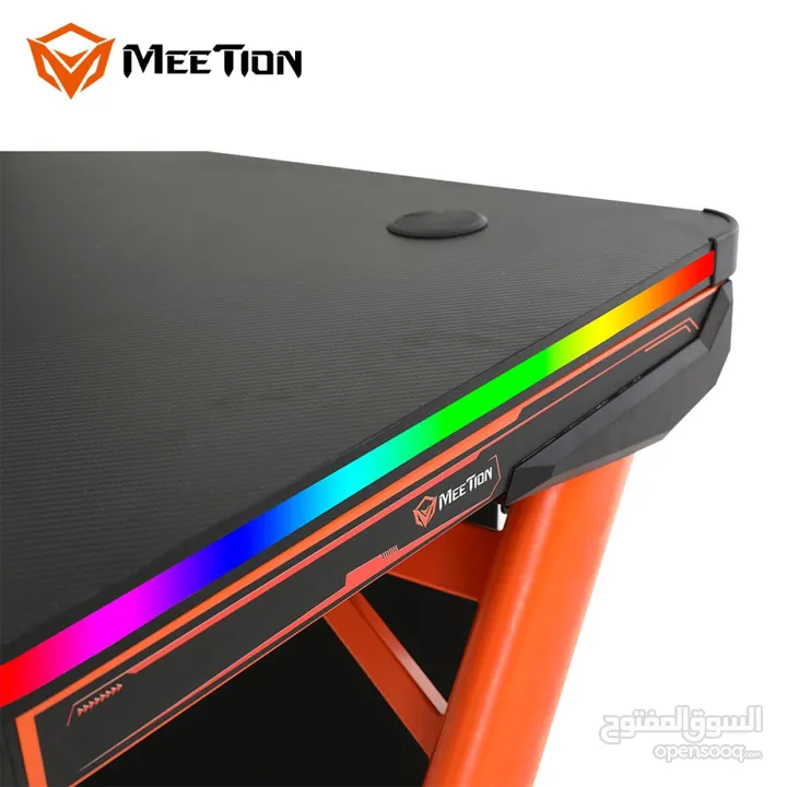 Meetion DSK20 RGB LED Gaming Desk طاولة العاب ميشن