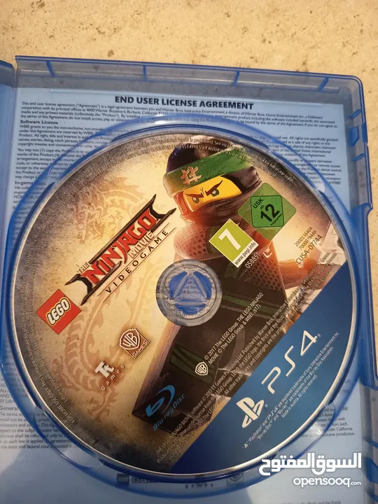 The Lego NinjaGo Movie PS4 CD (used) In good condition.