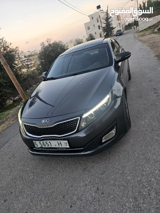 .كيا اوبتيما 2014 فل اضافات كاش 38000 الف كاش امكانيه البدل على كيا فورتي امكانية التقسيط  دفعه 15ال