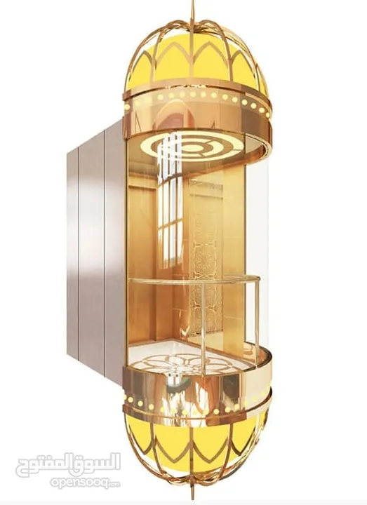 Fuji Round panoramic glass elevator best deal in qatar