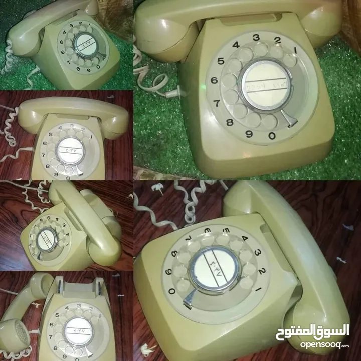 تلفونات قرص انتيكا بحاله ممتازة