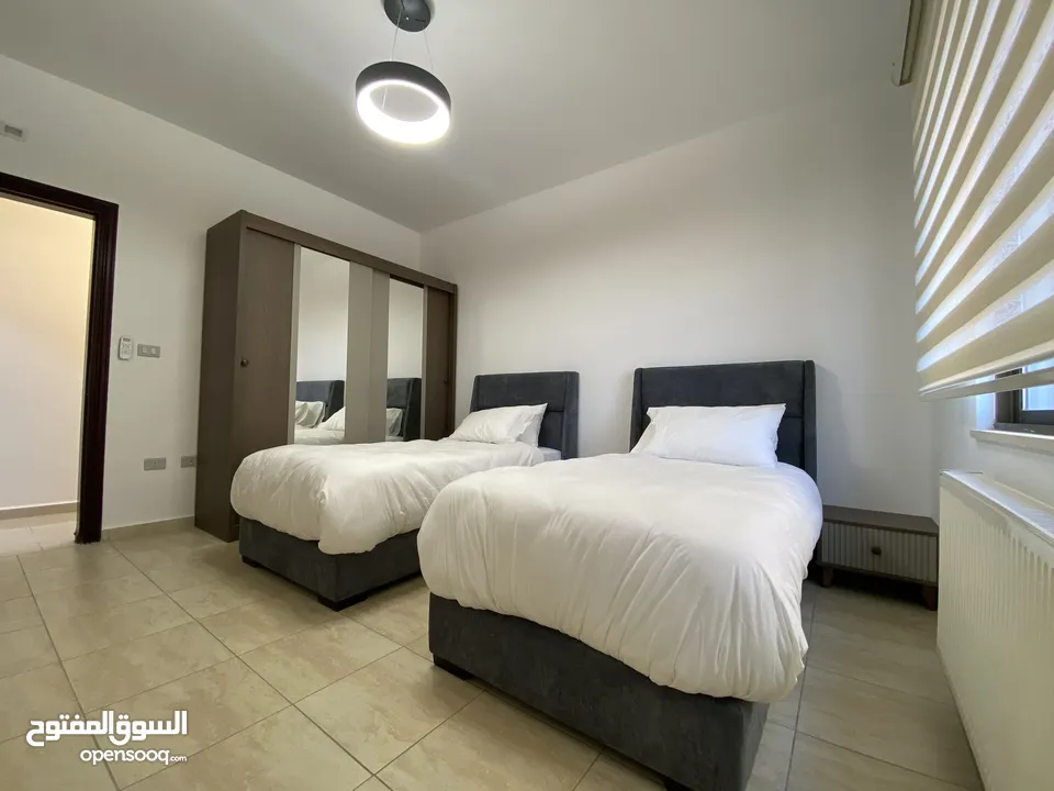 شقة فخمة مفروشة كامل للإيجار-طابق أرضي-110م-خلدا