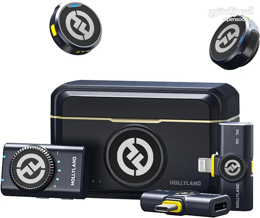 Hollyland LARK M2 DUO 2-Person Wireless Combo Microphone System