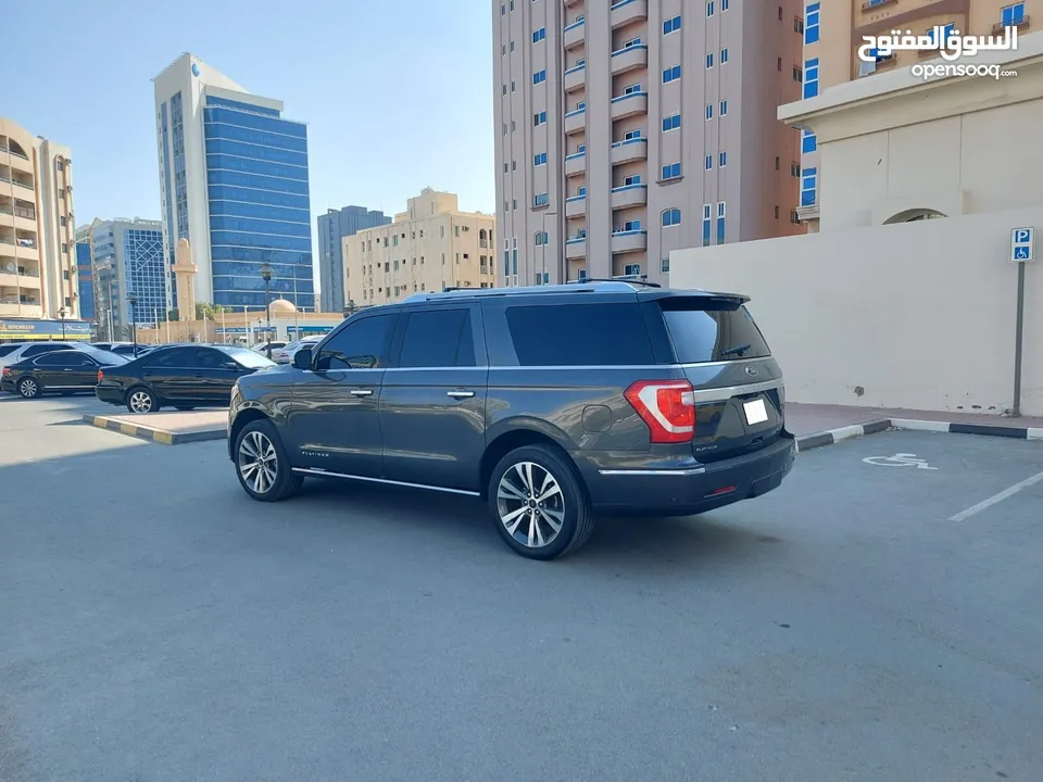 DHS 115000/= 2020 FORD EXEDITION MAX V6 3.5 L الي يدور شى نظيف