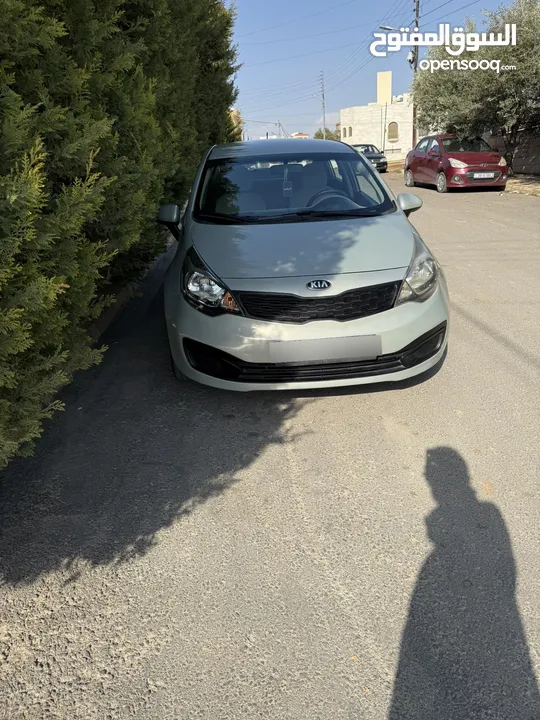 كيا ريو موديل 2013 فحص كامل ممشى قليل جدا استخدام شخصي بحالة الوكالة مميزة جدا