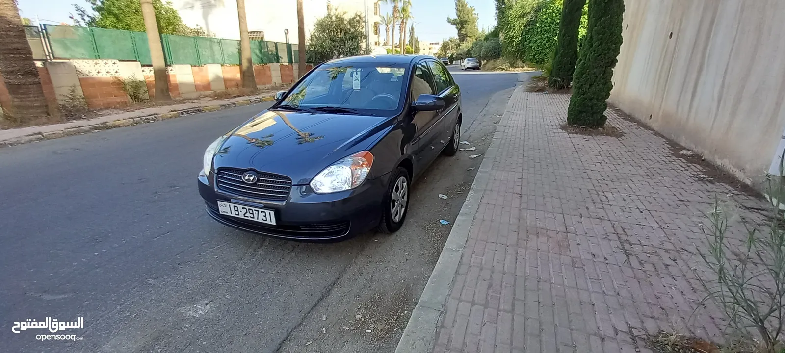 هونداي اكسنت 2009 جيراوتوماتيك فحص كامل 7جيد محرك 1600cc بحالة الشركة صيانة الشركة