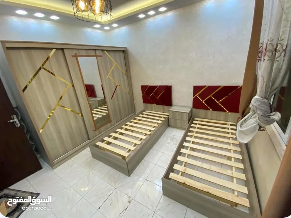 غرف نوم لاتيه وخشب لامينت بسعر حرق جديد غير مستعمل