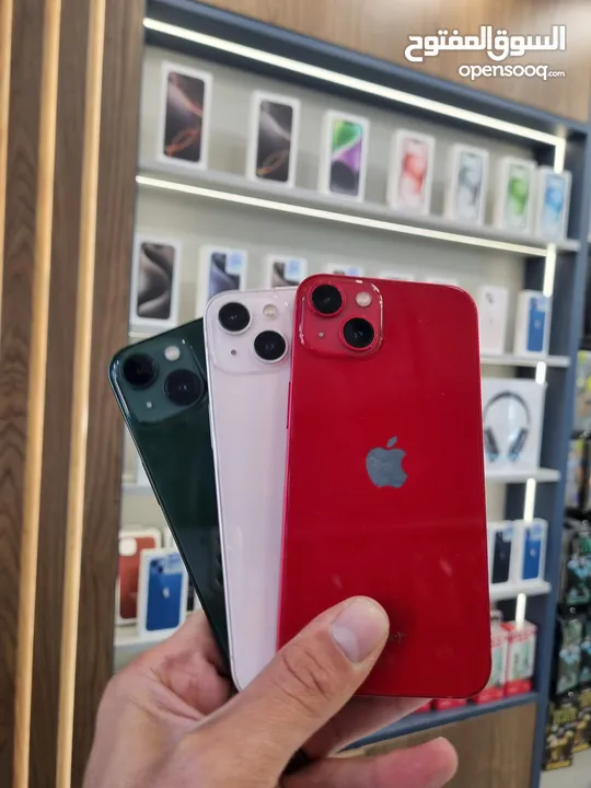 iphone 13  128 آيفون 13 128 جيجا مستعمل بحاله الوكاله وشبه جديد ومكفول