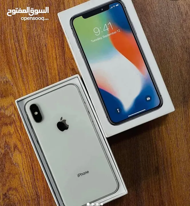 متوفر ايفونات XS الاصلي جيجا 64 و 256 بطارية مشكل هدية لزقه وكفر وشاحن اصلي متوفر توصيل