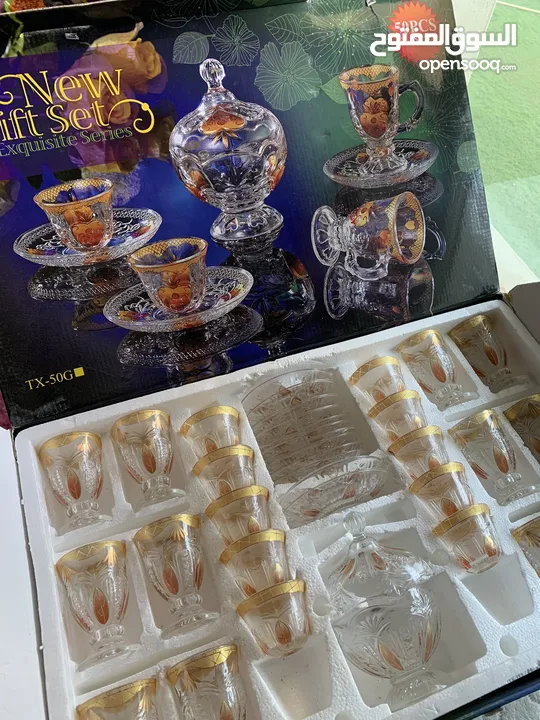 50 pieces glass set - طقم زجاجي 50 قطعة