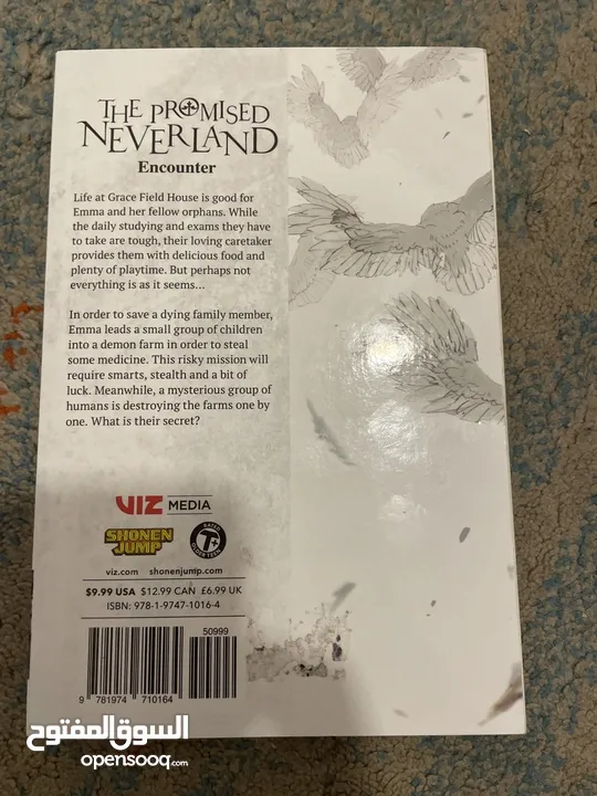 The promised neverland comic book and manga series