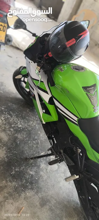 Kawasaki ninja 2017 250شطب مع وراقو  رقم