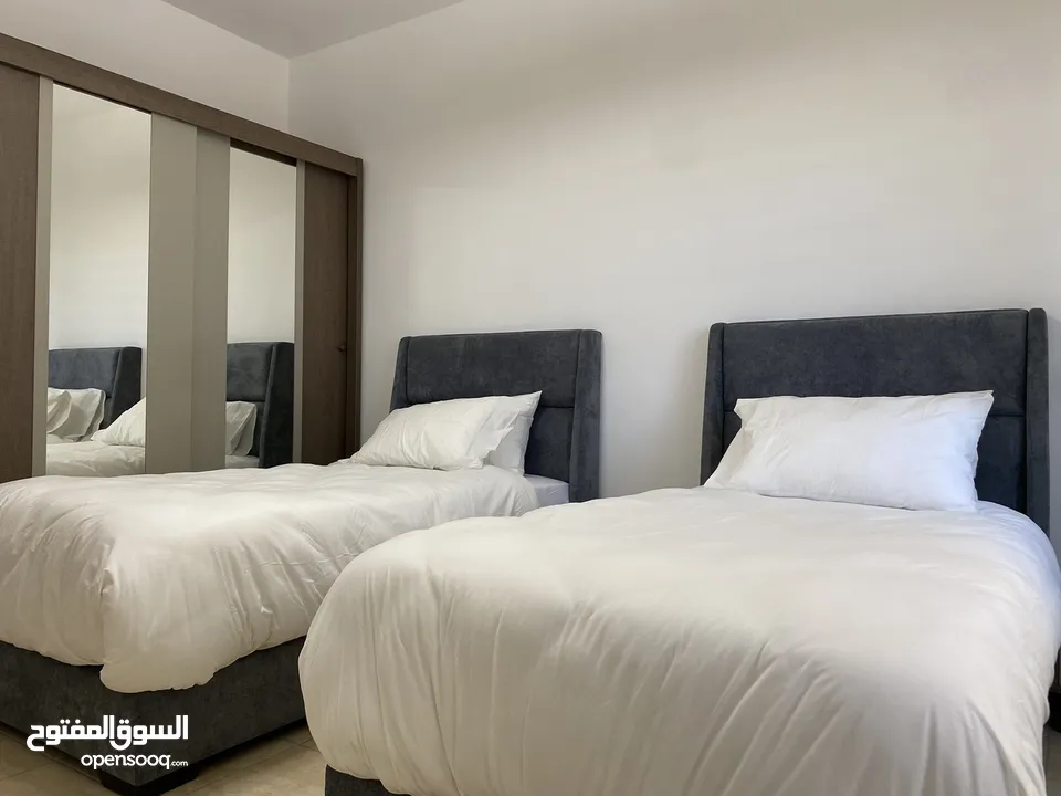 شقة فخمة مفروشة كامل للإيجار-طابق أرضي-110م-خلدا