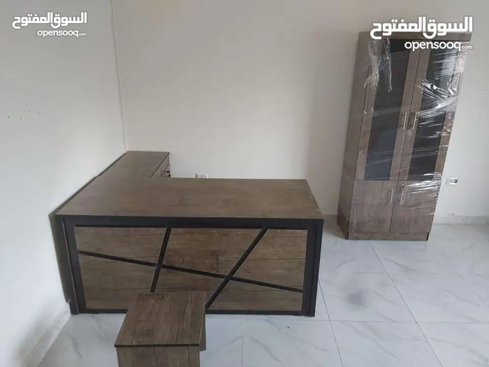 مكتب قياس 160*80 مع جانبيه وطاولة وسط خشب لامينت مستورد بسعر المصنع تفصيل جميع الموديلات جميع المقاس