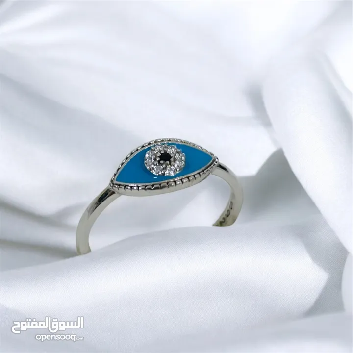 خواتم فضة أصلي مختوم s925 ، موديلات حديثة ، نمر مختلفة