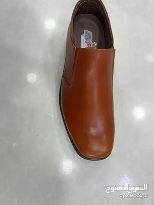 شروة بسعر ممتاز حذاء رسمي سهل الارتداء جلد طبيعي بالكامل قالب عريض طبي100‎%‎ صناعة الخليل فلسطين