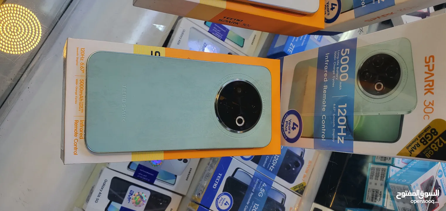 موبايل TECNO SPARK 30C  رام 8 / ذاكرة 128 / كاميرا 50MP بسعر ناااار
