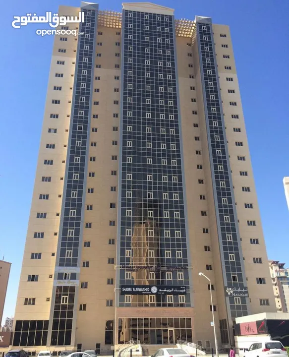 شقة للايجار فى Byblos complex السالميةقطعة9 الدور9( Sea view floor9