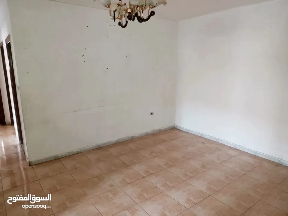 شقه 100 متر طابق اول 3 غرف نوم وصالون كبير وحمامين ومطبخ راكب وبرنده ويوجد اصنصيل وكراج عماره موجوده