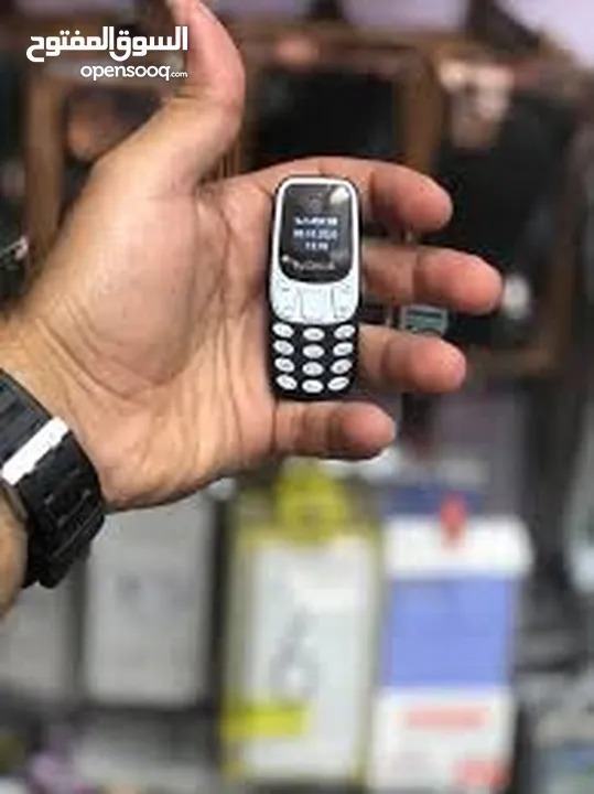 موبايل خلوي بالعالم 7 سم يدوم 13 يوم بدون شحن بث قوي خاصية تغيير صوت رجل امرأه طفل سامسونج و نو