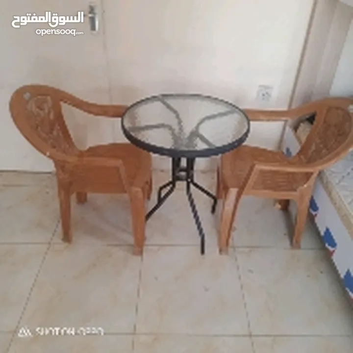 small dining table with two chair