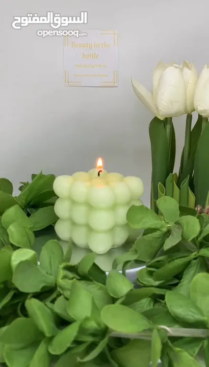 شموع معطرة للمكاتب والمنازل
