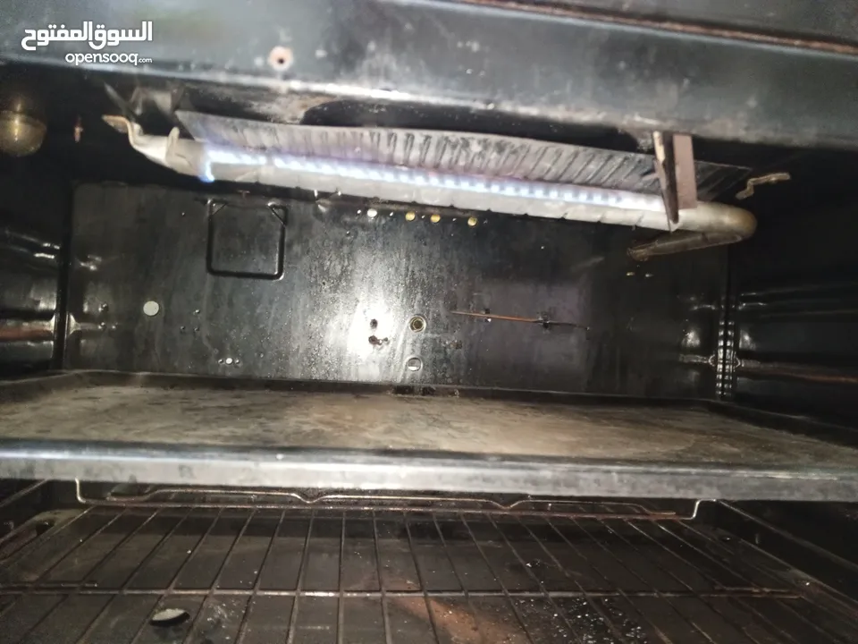 غاز خمس عيون 90سم مستعمل في جيده شغال 100/1000