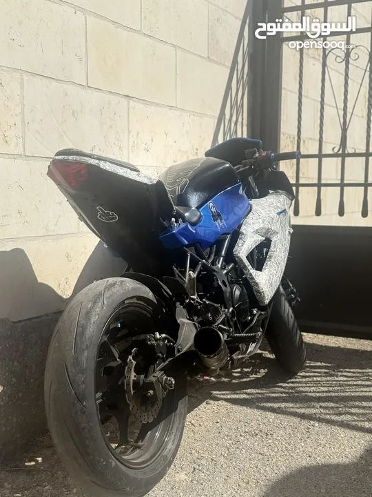 نينجا 250 بحاله ممتازه للبيعه 2018 ماشي 30 الف