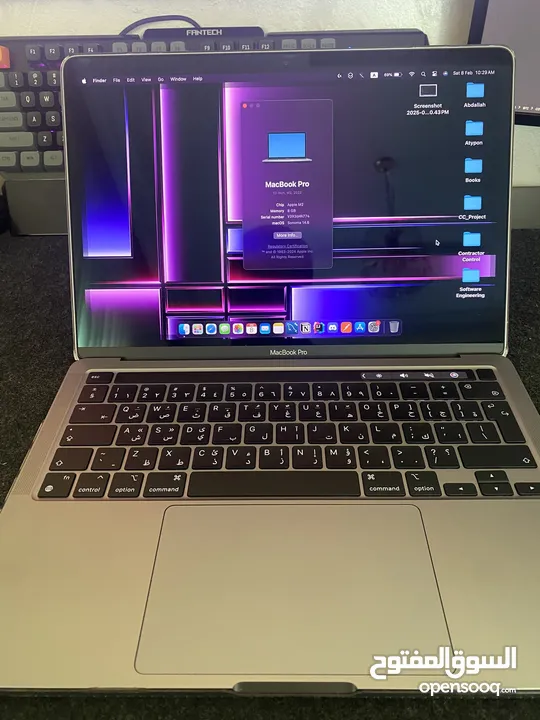 Macbook pro m2, 8gb, 256gb