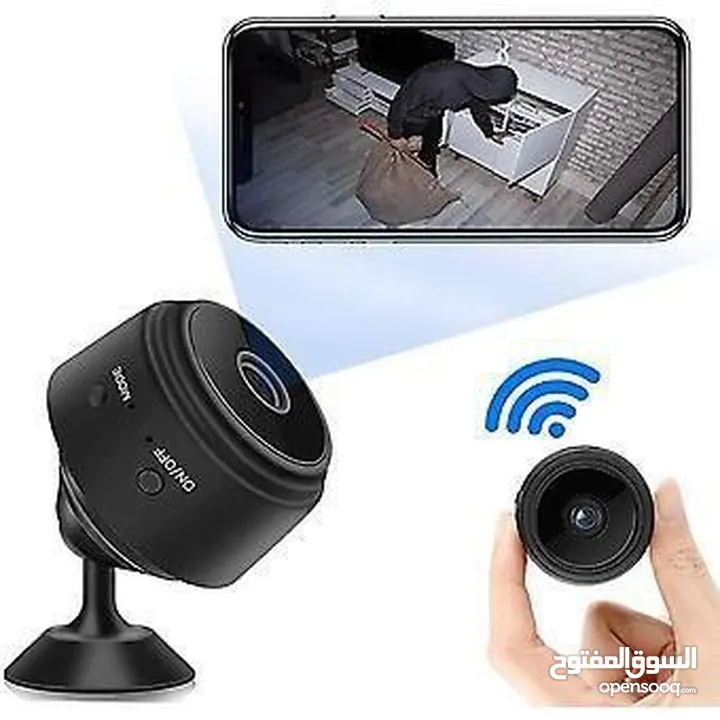 كاميرا  الخفية (ِA9)                     WiFI mini security camera  مميزاتها:  يمكن استخدامها لمشاهد