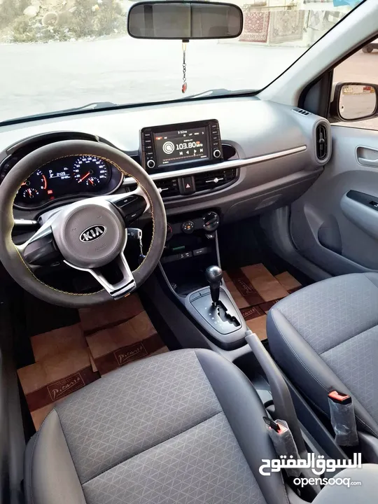 كيا بيكاتتو 2020 عداد 39000 k.m دهان الشركة ولا غرام بويا