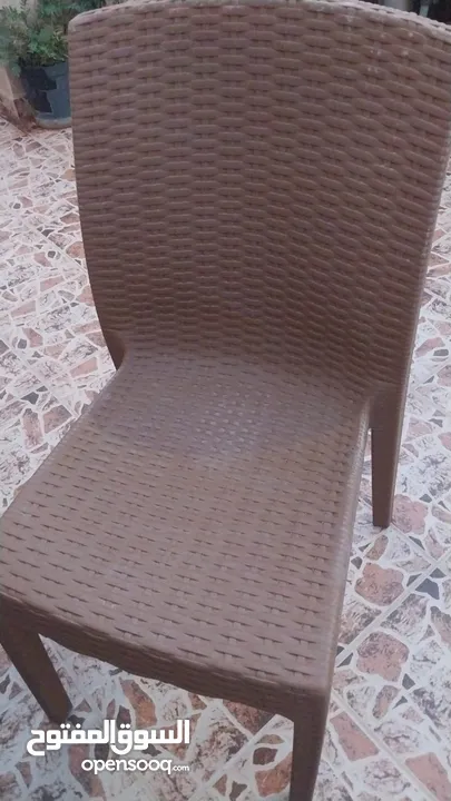 طقم جلسة خارجية انيق ب6كراسي +طاولة