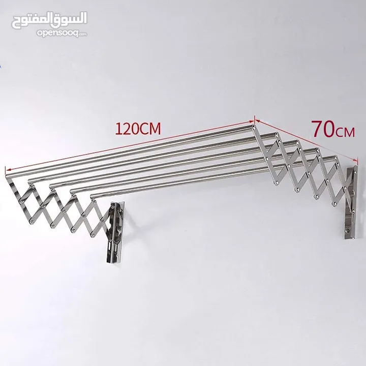 اثاث خارجي منشر تجفيف الملابس 120 سم جديد وحصري