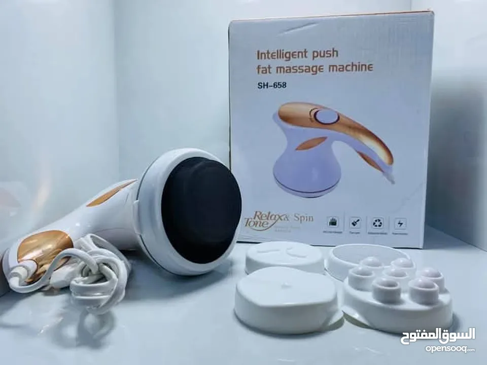 جهاز المساج 5 رؤوس المطور ريلاكس تون مطور  جهاز مساج و تدليك الجسم و العضلات رجاج التدليك relax tone