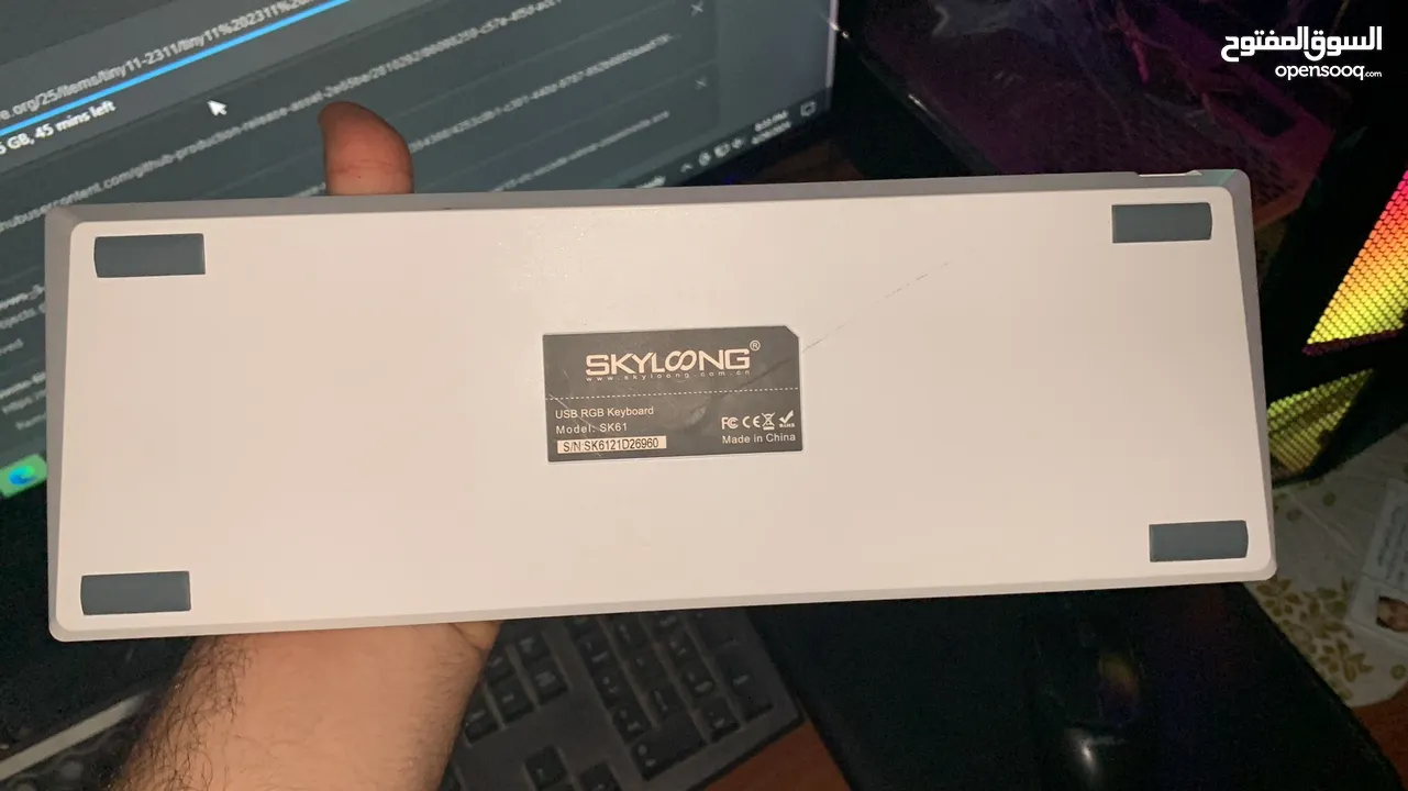 Skylong Sk 61كيبورد RGB