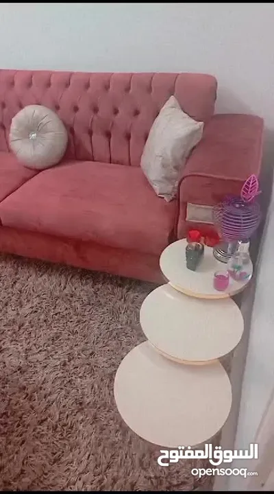 طقم كنب مستعمل شهرين