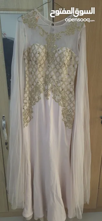Party Gown Blush Pink Mermaid Dress  Evening Dress فستان وردي بقصّة حورية البحر فستان مناسبات